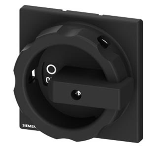 Siemens Drehantrieb, Betätigungsknebel schwarz, für Isolierstoffkapselung, für 6