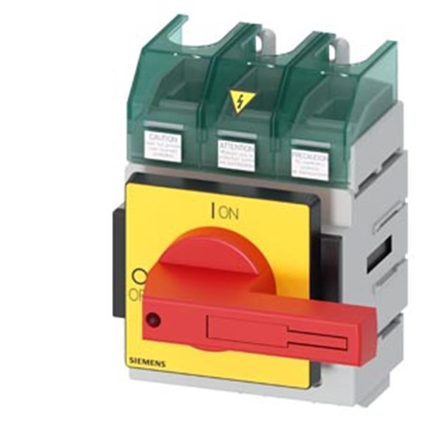 Siemens SENTRON, Lasttrennschalter 3LD5 UL, Not-Aus-Schalter, 3-polig, approbier