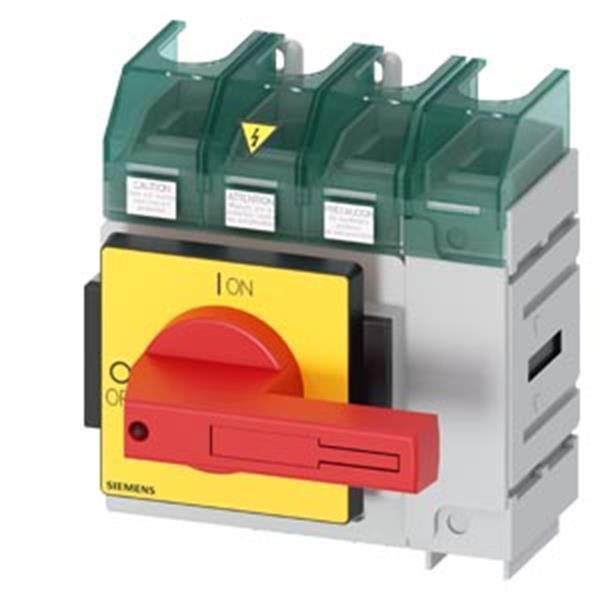 Siemens SENTRON, Lasttrennschalter 3LD5 UL, Not-Aus-Schalter, 4-polig, approbier