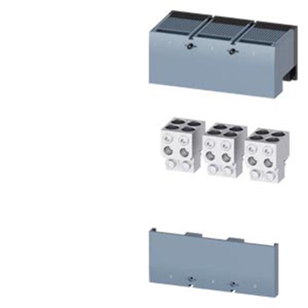 Rundleiteranschlussklemme TA4.3 4x 4/0 - 500kcmil für 4 Kabel, 3 Stück