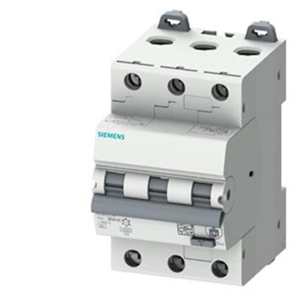 Siemens FI/LS-Schalter, 6 kA, 3P Typ A, 30 mA, B-Char, In: 16A Un: 400V