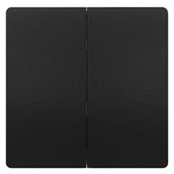 Siemens DELTA style Wippe 2-fach neutral für Serienschalter, anthrazit