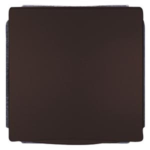 Siemens DELTA style SCHUKO-Steckdose mit Klappdeckel, schoko