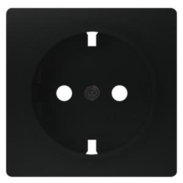 DELTA i-system SCHUKO-Steckdose, softschwarz