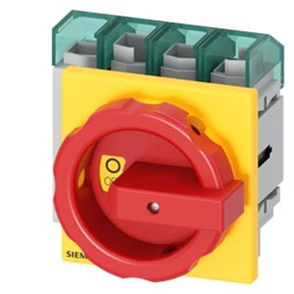 Siemens SENTRON, Lasttrennschalter 3LD5 UL, Not-Aus-Schalter, 4-polig, approbier