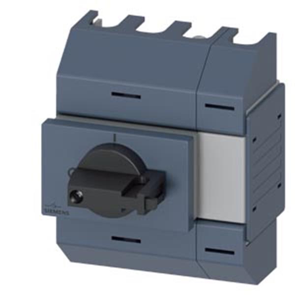 Siemens Lasttrennschalter 16A, Baugr. 01, 4-polig Frontantrieb mittig Komplettge