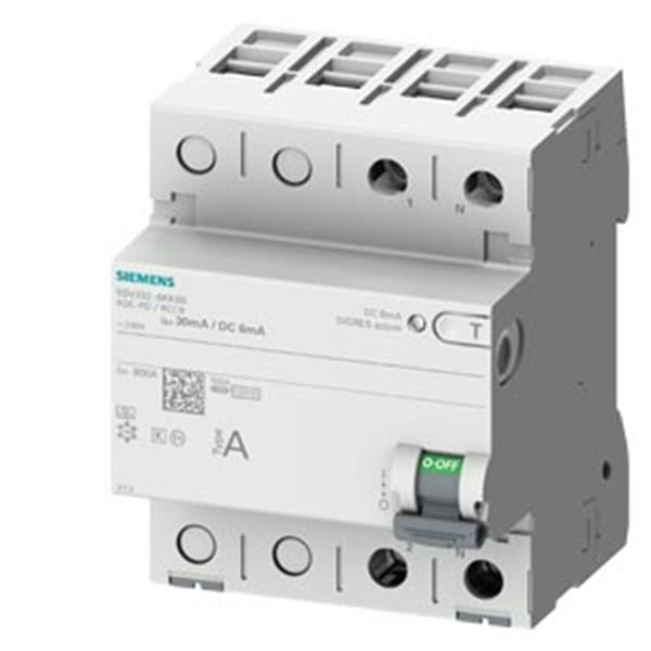 FI-Schutzschalter, 2-polig, Typ A, In: 25 A, 30 mA, 6mA DC, Un AC: 230 V