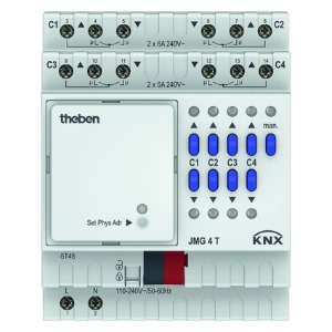 Theben Jalousieaktor 4-fach    JMG-4-T-KNX