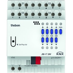 Theben Jalousieaktor 24V    JM-4-T-24V-KNX