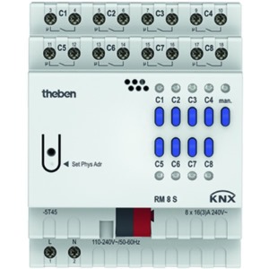 Theben Schaltaktor 8-fach RM-8-S-KNX Theben Schaltaktor 8-fach RM-8-S-KNX