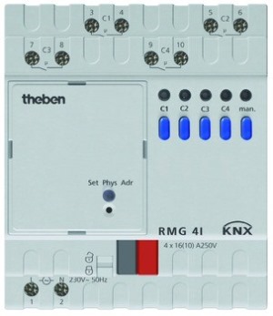 Theben Schaltaktor C-Last RMG-4-I-KNX Theben Schaltaktor C-Last RMG-4-I-KNX