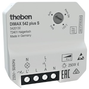 Theben Universaldimmer DIMAX-542-PLUS-S Theben Universaldimmer DIMAX-542-PLUS-S