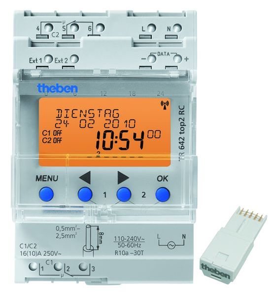 Theben Digitalschaltuhr TR642TOP2RC Theben Digitalschaltuhr TR642TOP2RC