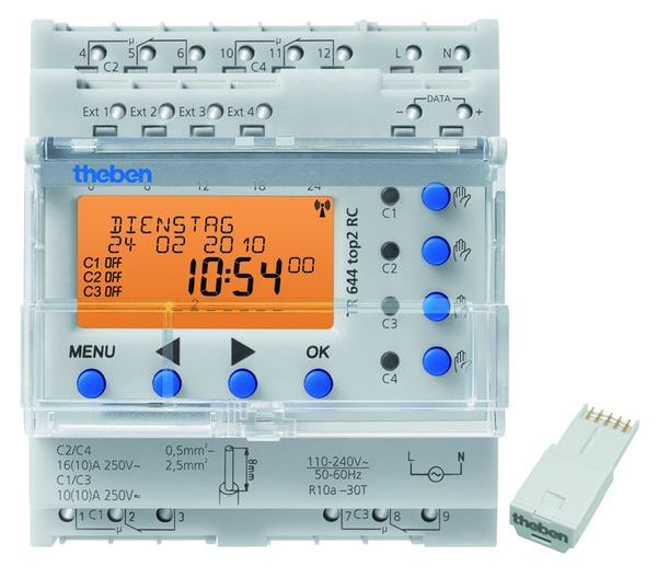 Theben Digitalschaltuhr TR644TOP2RC Theben Digitalschaltuhr TR644TOP2RC