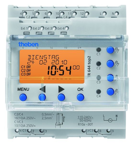 Theben Digitalschaltuhr TR644TOP2 Theben Digitalschaltuhr TR644TOP2