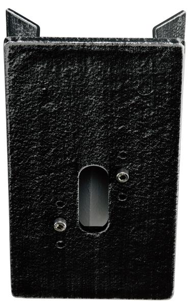 Eckbock eckig Typ Nr. 1007 - Farbe: schwarz-Silber