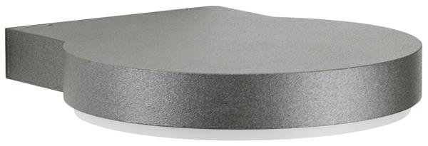 Wandleuchte Typ Nr. 0290 - Farbe: anthrazit, mit 1 x LED 16 W, 1600 lm