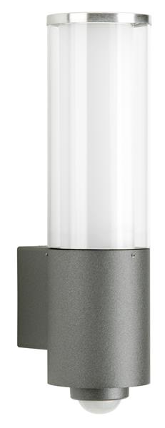 Wandleuchte Typ Nr. 0311 - Farbe: Edelstahl/anthrazit für 1 x Lampe max. 20 W, E