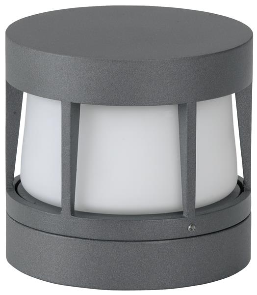 Wand-, Decken- und Pfeilerleuchte Typ Nr. 0326 - Farbe: anthrazit, mit 1 x LED 1