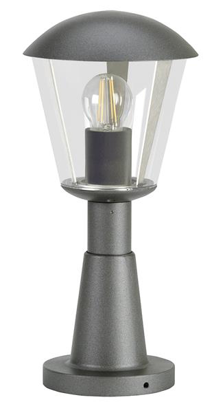 Sockelleuchte Typ Nr. 0554 - Farbe: anthrazit, für 1 x Lampe, E27