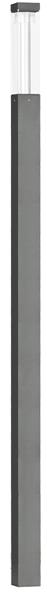 Lichtstele Typ Nr. 0868 180 Grad asymmetrisch - Farbe: anthrazit, 1 x LED 26,7 W