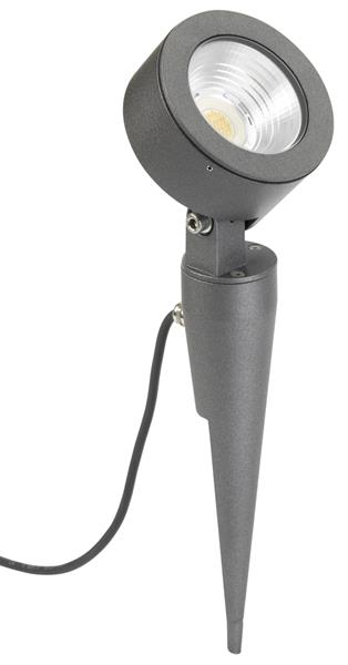 Spießstrahler Typ Nr. 2390 - Farbe: anthrazit, mit 1 x LED 12 W, 1200 lm