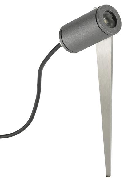 Spießstrahler Typ Nr. 2433 - Farbe: anthrazit, mit 1 x LED 4 W, 230 lm
