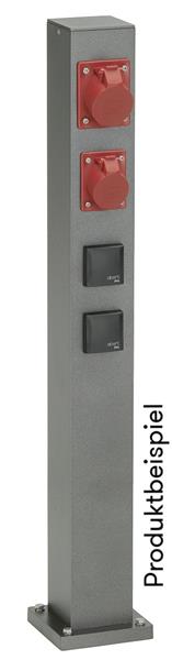 Energiesäule leer Typ Nr. 4409 bis zu 7 Einsätzen - Farbe: anthrazit,
