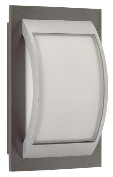 Wand- und Deckenleuchte Typ Nr. 6199 - Farbe: Silber/anthrazit, für 1 x Lampe, E