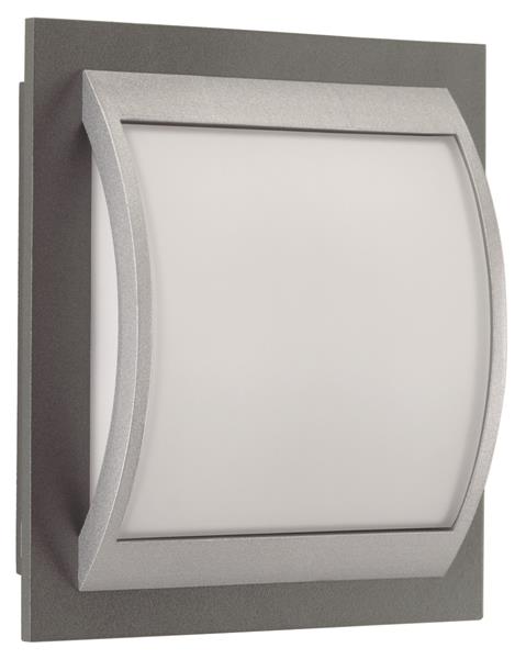 Wand- und Deckenleuchte Typ Nr. 6202 - Farbe: Silber/anthrazit, für 1 x Lampe, E