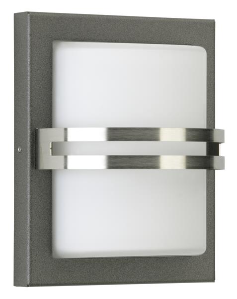 Wandleuchte Typ Nr. 6260 - Farbe: anthrazit, 1 x Lampe, E27,
