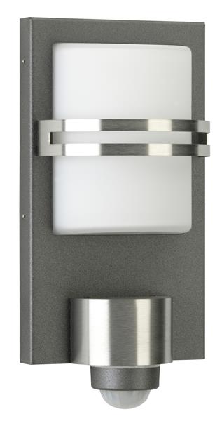 Wandleuchte Typ Nr. 6261 mit BWM - Farbe: anthrazit, 1 x Lampe, E27