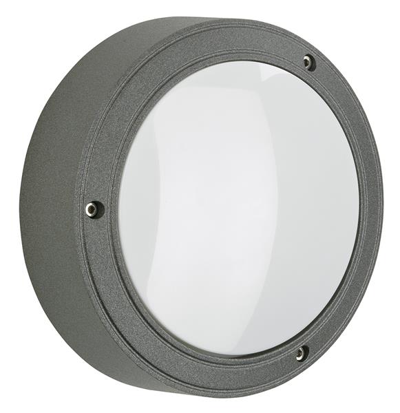 Wand- und Deckenleuchte, Typ Nr. 6337 - Farbe: anthrazit, 1 x LED 10 W, 900 lm