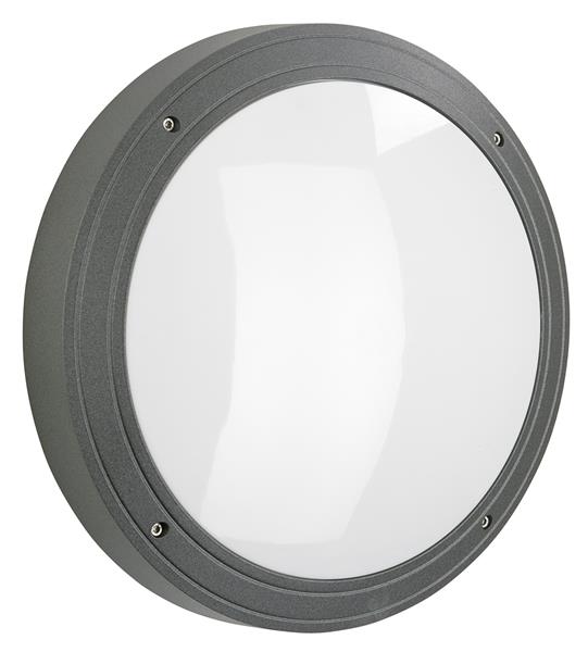 Wand- und Deckenleuchte, Typ Nr. 6338 - Farbe: anthrazit, 1 x LED 13 W, 1500 lm