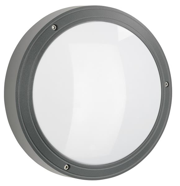 Wand- und Deckenleuchte, Typ Nr. 6339 - Farbe: anthrazit, 1 x LED 21 W, 2500 lm