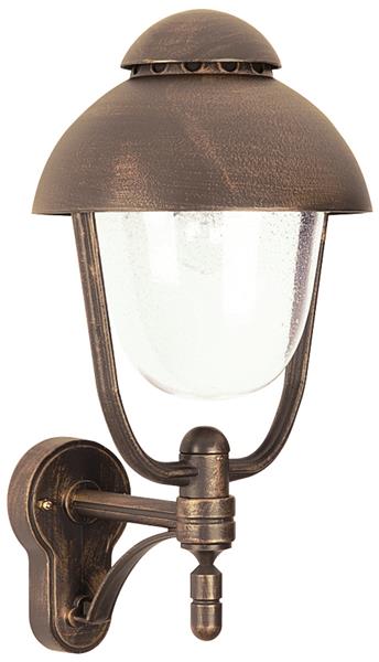 Wandleuchte Typ Nr. 0688 - Farbe: braun-messing, für 1 x Lampe, E27