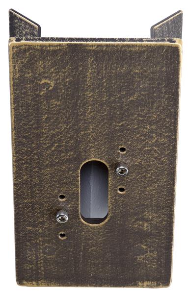 Eckbock eckig Typ Nr. 1007 - Farbe: braun-messing