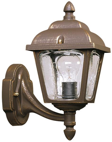 Wandleuchte Typ Nr. 1812 - Farbe: braun-messing, für 1 x Lampe, E27