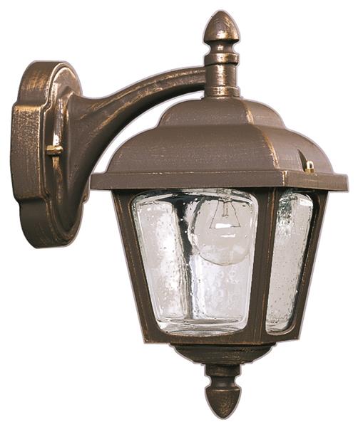 Wandleuchte Typ Nr. 1813 - Farbe: braun-messing, für 1 x Lampe, E27