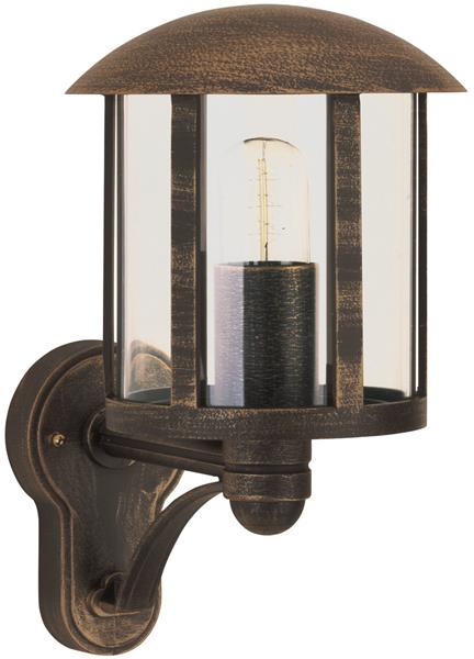 Wandleuchte Typ Nr. 1834 - Farbe: braun-messing, für 1 x Lampe, E27