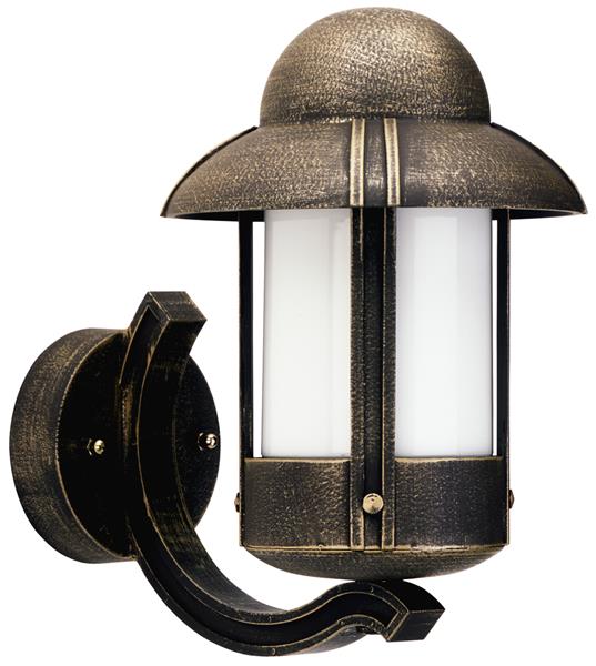 Wandleuchte Typ Nr. 1840 - Farbe: braun-messing, für 1 x Lampe, E27