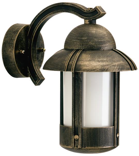 Wandleuchte Typ Nr. 1841 - Farbe: braun-messing, für 1 x Lampe, E27