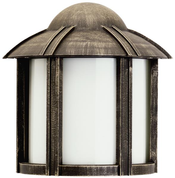 Wandleuchte Typ Nr. 3221 - Farbe: braun-messing, für 1 x Lampe, E27