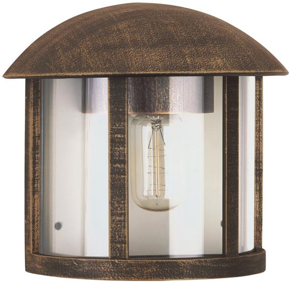 Wandleuchte Typ Nr. 3225 - Farbe: braun-messing, für 1 x Lampe, E27