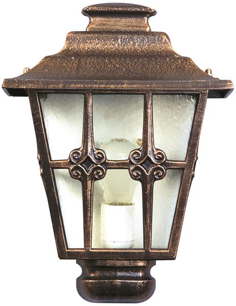 Wandleuchte Typ Nr. 3227 - Farbe: braun-messing, für 1 x Lampe, E27