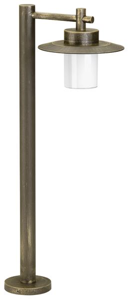 Wegeleuchte Typ Nr. 4152 - Farbe: braun-messing, für 1 x QA55 - 57 W,E27