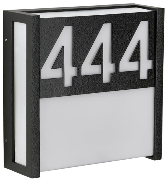 Hausnummer-Blende 32 zu Typ ..6401 - Farbe: schwarz