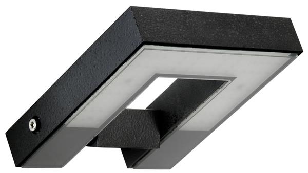 Wandleuchte Typ Nr. 0219 - schwenkbar - Farbe: schwarz, mit 1 x LED 16 W, 3000K