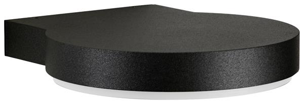 Wandleuchte Typ Nr. 0290 - Farbe: schwarz, mit 1 x LED 16 W, 1600 lm