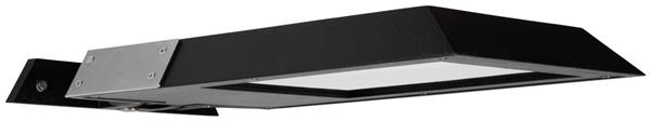 Vario-Wandstrahler Typ Nr. 0310 - Optik Flächenstrahler - Farbe: schwarz, mit 1